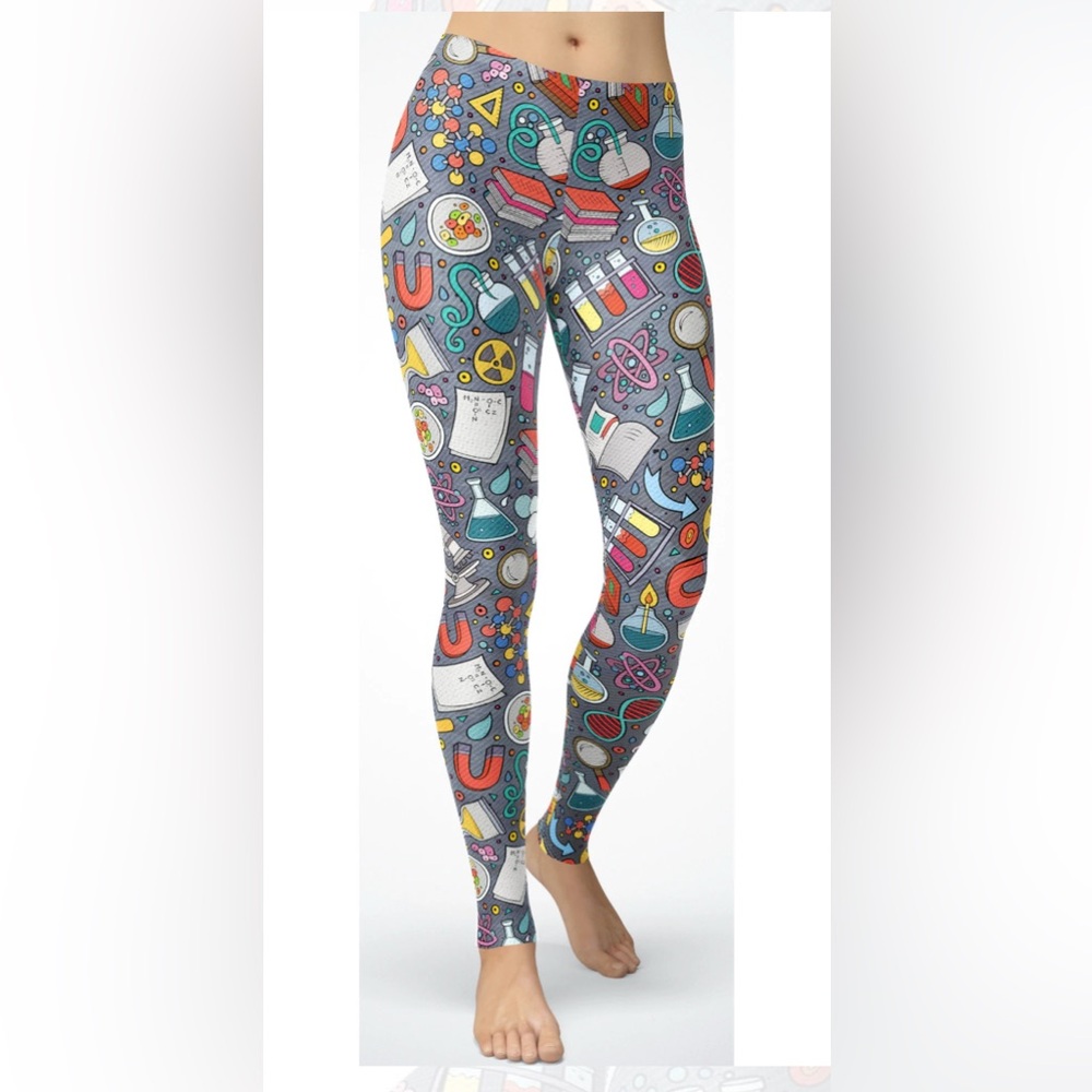 EUC Gear Den Science Teacher Leggings SZ XL